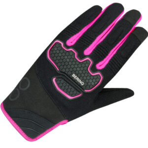 BERING GLOVES LADY BREEZE BLACK/FUCHSIA